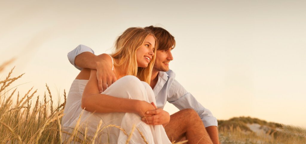 When you visit Maroochydore on the Sunshine Coast, enjoy romantic moments relaxing together on golden sandy beaches at sunset.